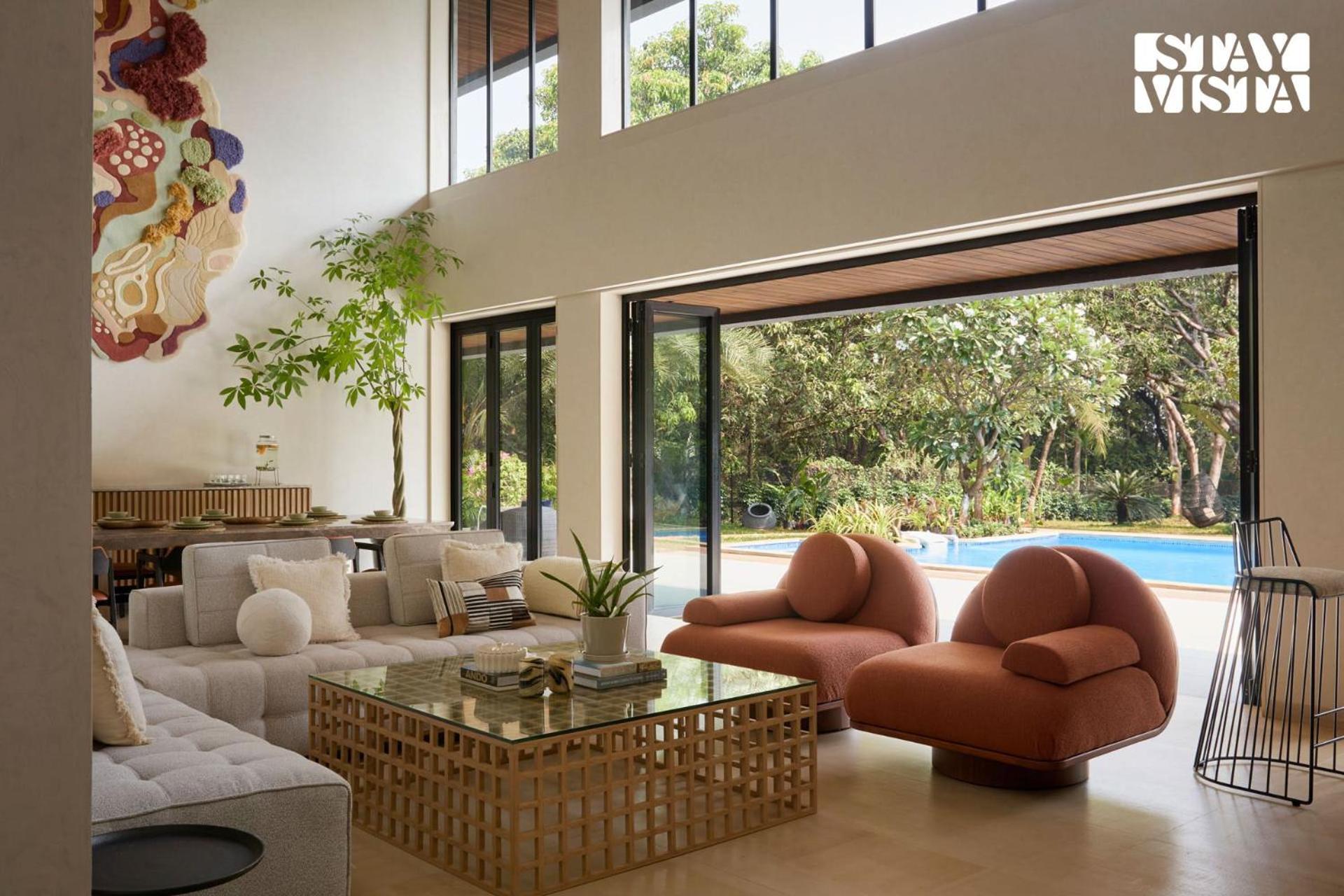 Reflection House by Stayvista: Poolside Retreat with Terrace Bar & Games Alibag Exterior photo